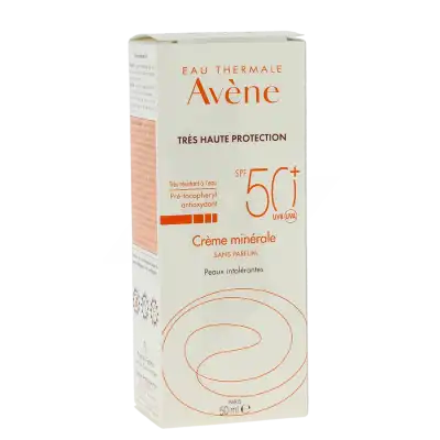 Acheter Avène Eau Thermale SOLAIRE Crème Minérale SPF50 50 ml à CUGNAUX