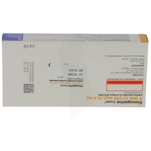 Enoxaparine Crusia 4 000 Ui (40 Mg)/0,4 Ml, Solution Injectable En Seringue Préremplie