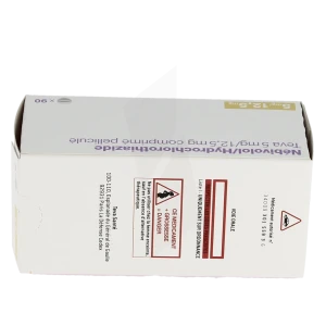 Nebivolol/hydrochlorothiazide Teva 5 Mg/12,5 Mg, Comprimé Pelliculé