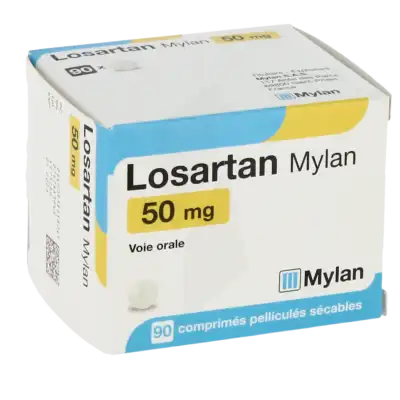 Losartan Viatris 50 Mg, Comprimé Pelliculé Sécable à Lherm