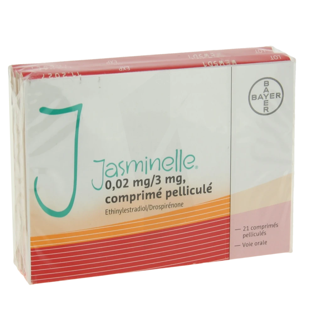 Jasminelle 0,02 Mg/3 Mg, Comprimé Pelliculé