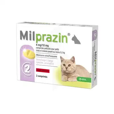 Milprazin 4 Mg/10 Mg Cpr Chaton B/2 à VALENCE