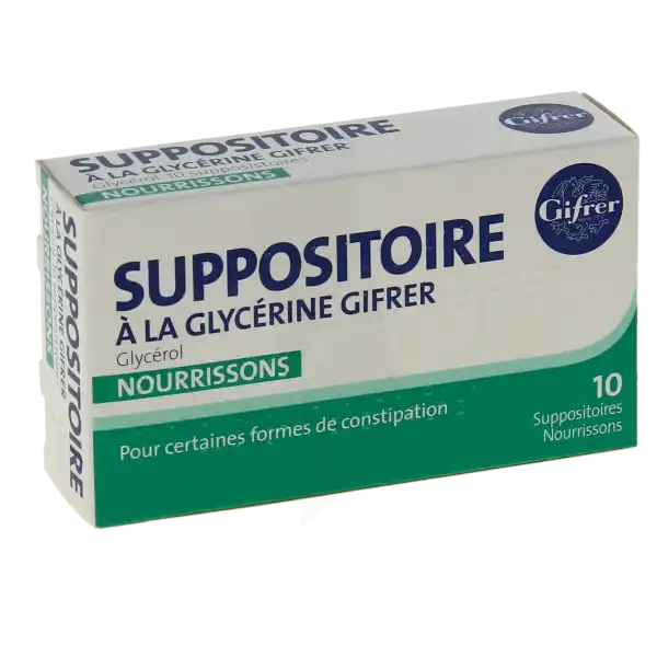 Suppositoire A La Glycerine Gifrer Nourrissons, Suppositoire