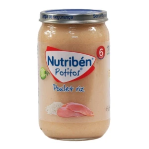 Nutribén Potitos Alimentation Infantile Poulet Riz Pot/235g