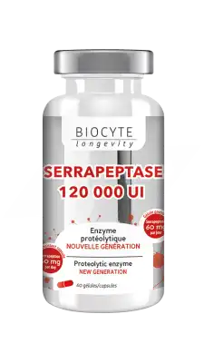 Biocyte Serrapeptase Gélules B/60 à Wittenheim