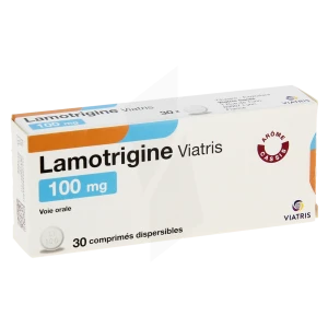 Lamotrigine Viatris 100 Mg, Comprimé Dispersible