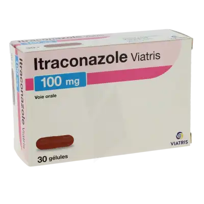ITRACONAZOLE VIATRIS 100 mg, gélule