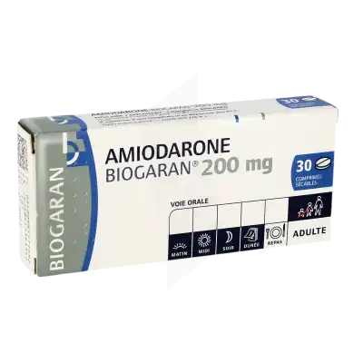 Amiodarone Biogaran 200 Mg, Comprimé Sécable à Seysses