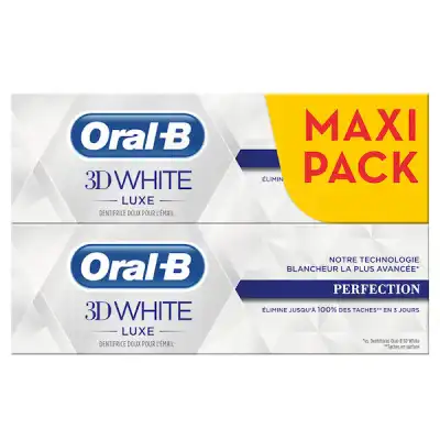 Oral B 3d White Luxe Dentifrice Perfection 2t/75ml à ERSTEIN