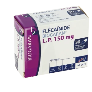 Flecainide Biogaran Lp 150 Mg, Gélule à Libération Prolongée