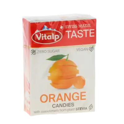 Vitalp Bonbons Sans Sucre Orange 25 G à PARIS
