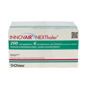 Innovair Nexthaler 200 Microgrammes/6 Microgrammes Par Inhalation, Poudre Pour Inhalation