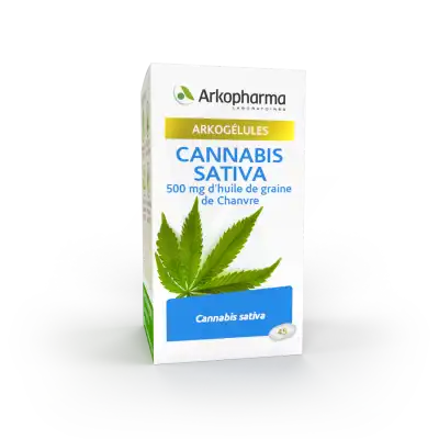 Arkogelules Cannabis Sativa Caps Fl/45 à  JOUÉ-LÈS-TOURS