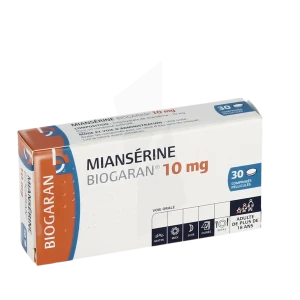 Mianserine Biogaran 10 Mg, Comprimé Pelliculé