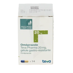 Omeprazole Teva Pharma 20 Mg, Gélule Gastro-résistante
