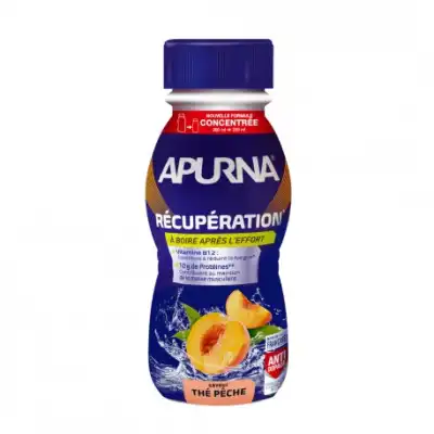 Apurna Boisson récupération thé pêche Bouteille/200ml