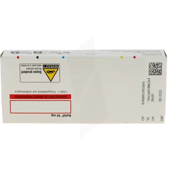 Rulid 50 Mg, Comprimé Sécable Pour Suspension Buvable