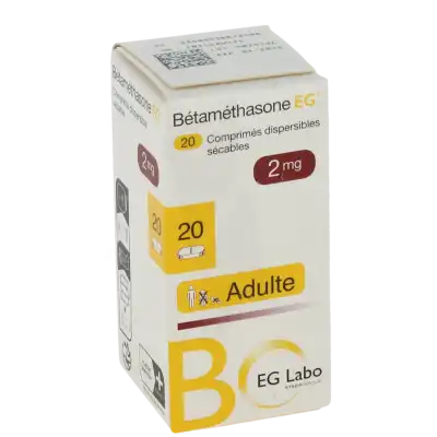 Betamethasone Eg 2 Mg, Comprimé Dispersible Sécable à COLLONGES-SOUS-SALEVE