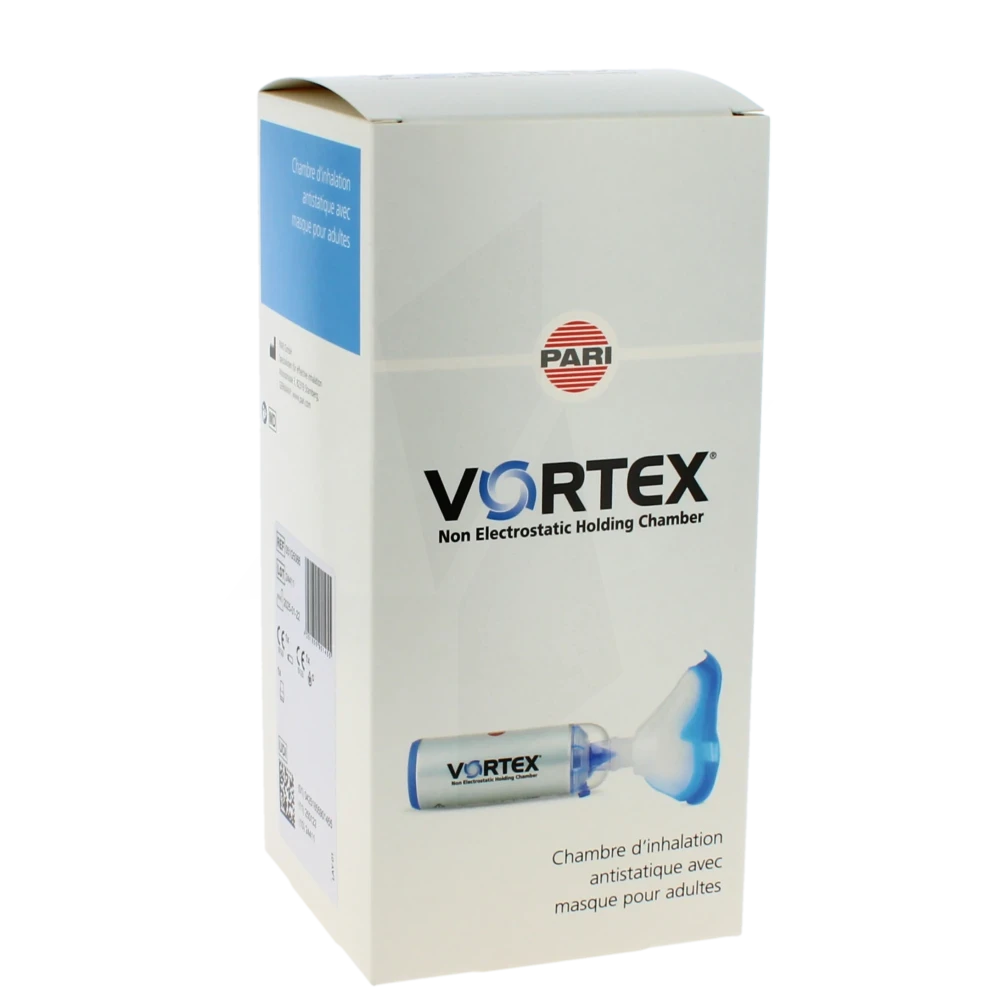 Vortex Chambre Inhalation Avec Masque Adulte 4ans Et +