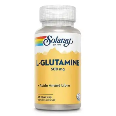 Solaray L-glutamine 500mg Capsules Végétales B/50 à Libourne