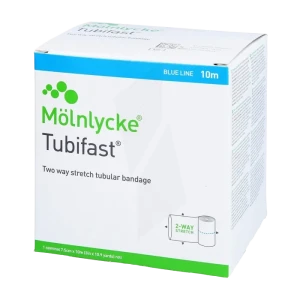Tubifast 2-way Stretch Bandage Tubulaire Bleu 7,5 Cm X 10 M Boîte De 1