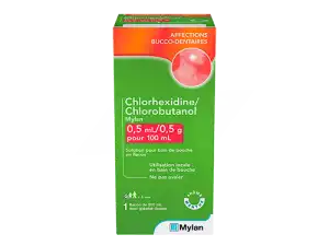 Chlorhexidine/chlorobutanol Viatris 0,5 Ml/0,5 G Pour 100 Ml, Solution Pour Bain De Bouche En Flacon à ST-PIERRE-D'OLERON