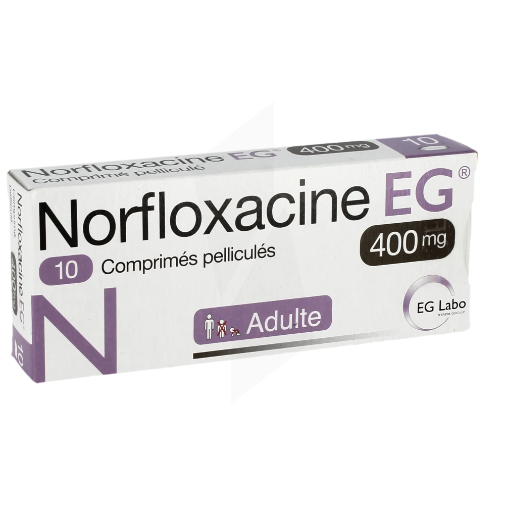 Norfloxacine Eg 400 Mg, Comprimé Pelliculé