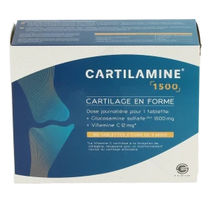 Cartilamine 1500mg Tablettes Articulations B/90