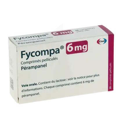 Fycompa 6 Mg, Comprimé Pelliculé à Agen