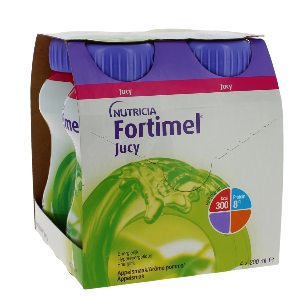 Fortimel Jucy Nutriment Pomme 4 Bouteilles/200ml