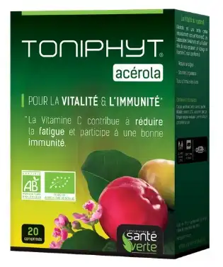 Santé Verte Toniphyt Acérola Comprimés à Croquer B/20 à SAINT-CYR-SUR-MER