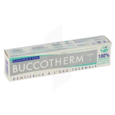 Buccotherm Pâte Dentifrice Blancheur Et Soin Bio T/75ml à Lieusaint