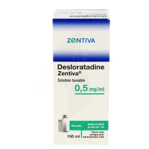 Desloratadine Zentiva 0,5 Mg/ml, Solution Buvable