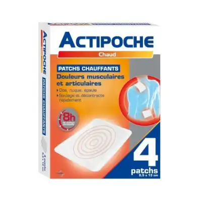 Actipoche Patch Chauffant Douleurs Musculaires B/4 à Mérignac