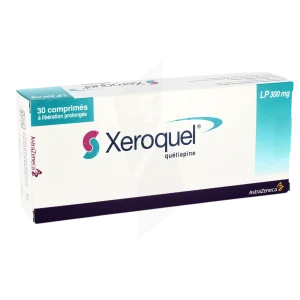 Xeroquel Lp 300 Mg, Comprimé à Libération Prolongée