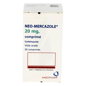 Neo-mercazole 5 Mg, Comprimé