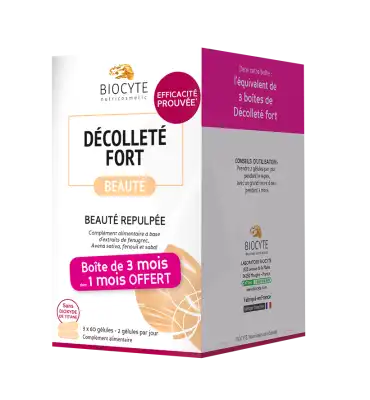 Biocyte Décolleté Fort Gélules 3B/60