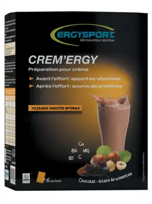 Ergysport Crem'ergy Poudre Pour Crème 6 Sachets à VOGÜÉ