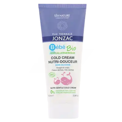 Jonzac Eau Thermale Bébé Crème Cold Cream Nutri-douceur 100ml à Mérignac