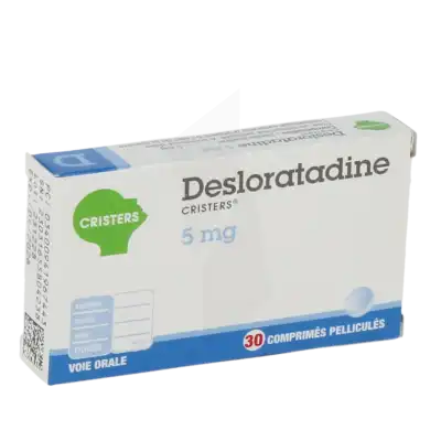 Desloratadine Cristers 5 Mg, Comprimé Pelliculé à Bergerac