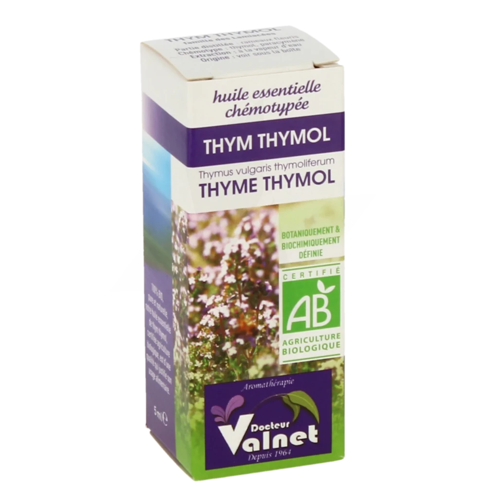 Docteur Valnet Huile Essentielle Thym Thymol 5ml