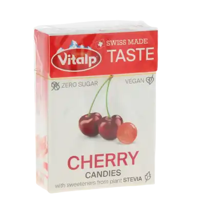 Vitalp Bonbons Sans Sucre Cerise 25 G à Saint-Médard-en-Jalles