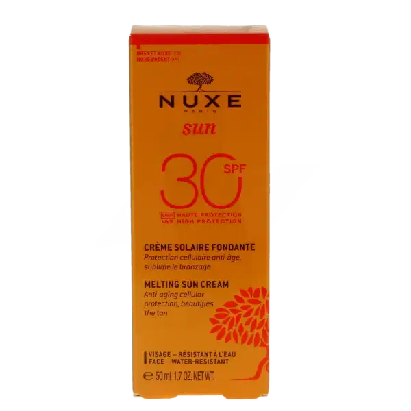 Nuxe Sun Crème Délicieuse Haute Protection Spf30 50 Ml