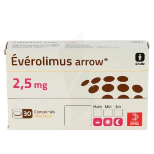 Everolimus Arrow 2,5 Mg, Comprimé