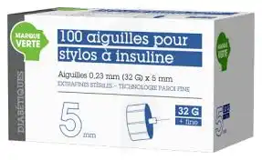 Soludiab Aiguilles Stylos Insuline 5mm Fines 31g  Bt100 à Sassenage