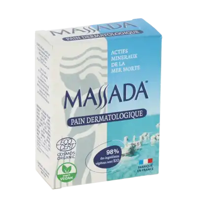 MASSADA Pain dermatologique bio Etui/100g