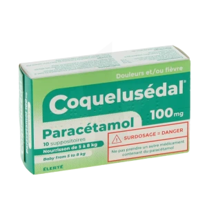 Coquelusedal Paracetamol 100 Mg, Suppositoire