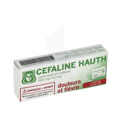 CEFALINE HAUTH 500mg/50mg, poudre orale en sachet