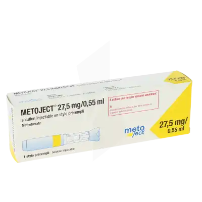 Metoject 27,5 Mg/0,55 Ml, Solution Injectable En Stylo Prérempli à Nice