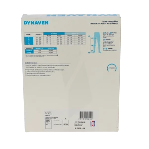 Sigvaris Dynaven Semi-opaque Fin Bas Auto-fixants Morpho- Classe 2 Homme Noir Long L